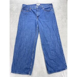 Abercrombie & Fitch Jeans Women 32 Blue The Ultra Loose Low Rise Curve Love Wide